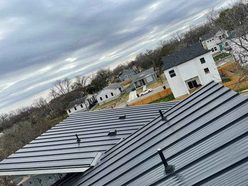 Standing seam metal roof panels with vents for Skylight Repair in Gardendale